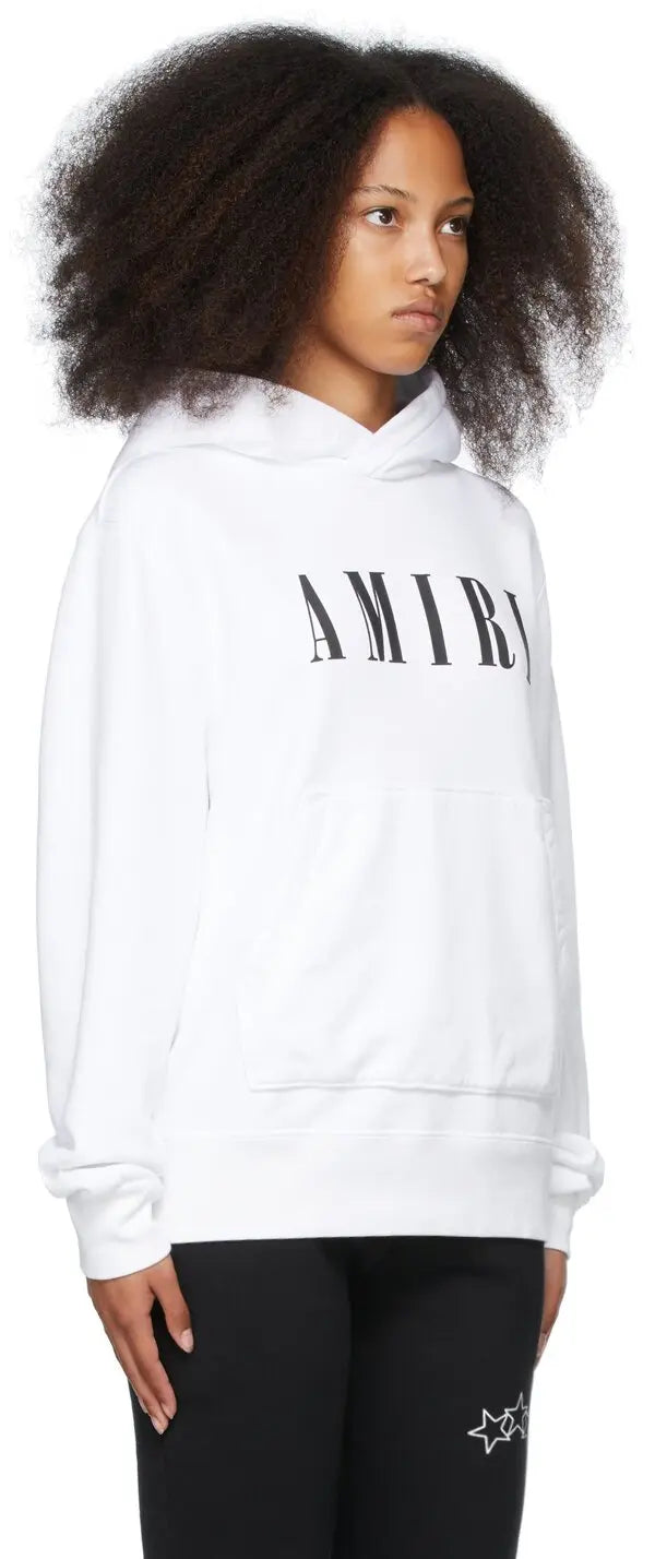 AMIRI CORE LOGO HOODIE-white
