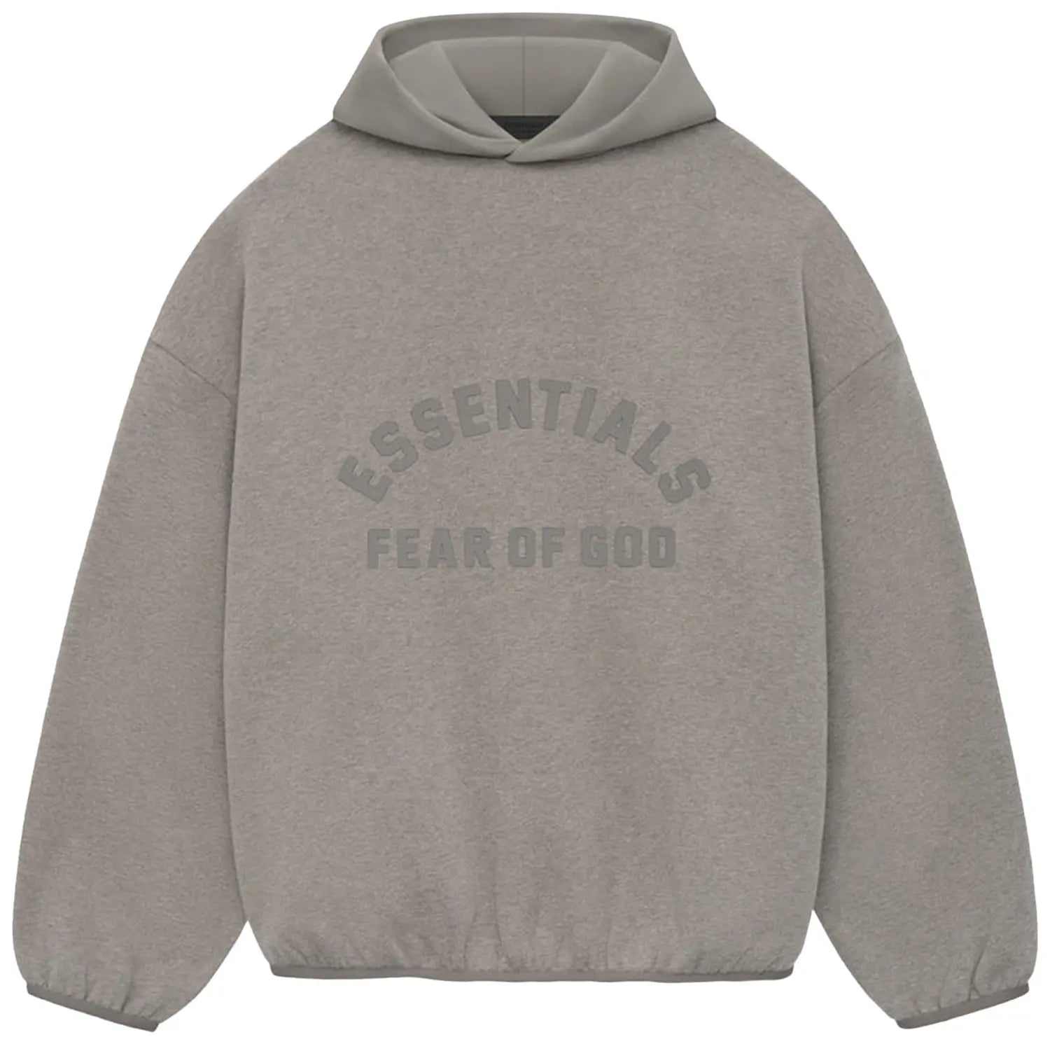 FEAR OF GOD ESSENTIALS HOODIE NYLON FLEECE-heather grey