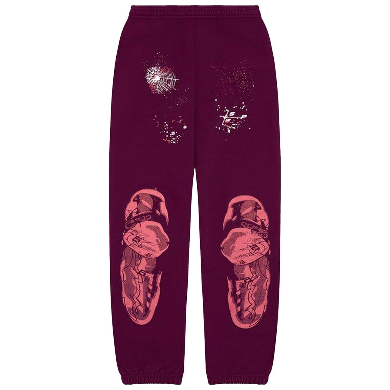 SP5DER NOCTURNAL HIGHWAY SWEATPANTS-purple