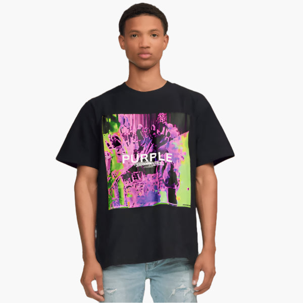 PURPLE BRAND SS BLACK BUETY-black