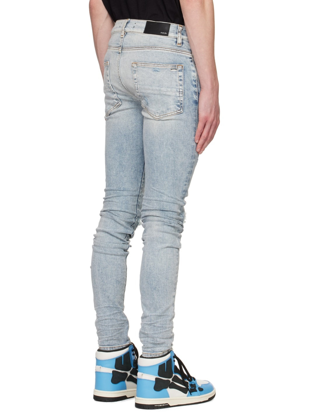 AMIRI DESTROYED MX1 JEANS-blue