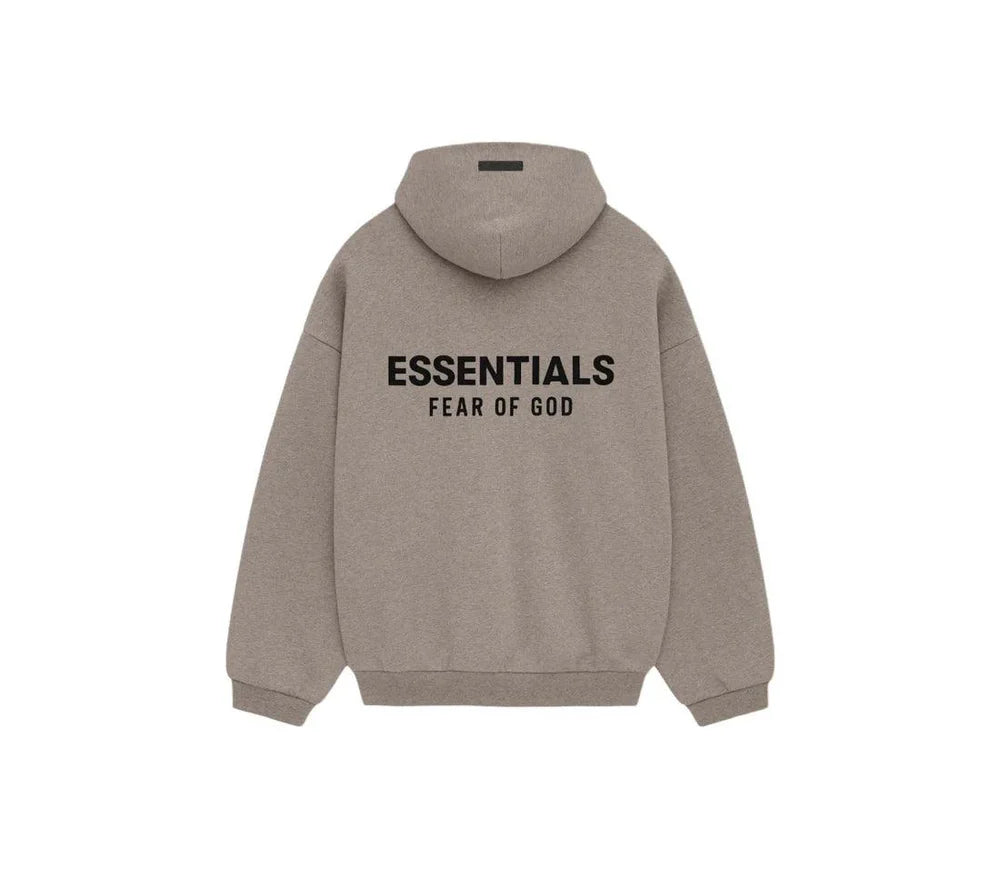 FEAR OF GOD ESSENTIALS HOODIE FLEECE(FW24)-heather grey