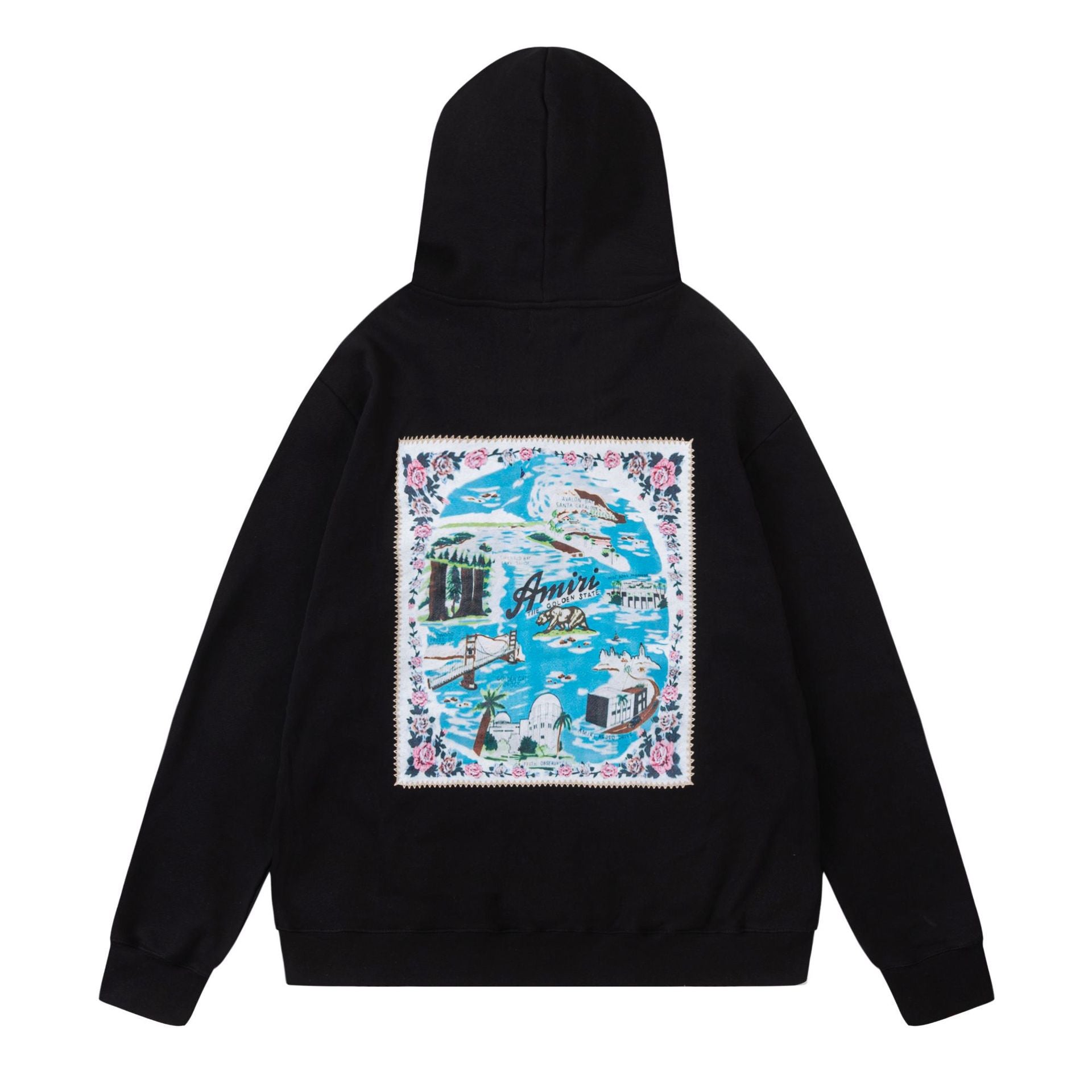 AMIRI CALIFORNIA FRENCH TERRY HOODIE-black