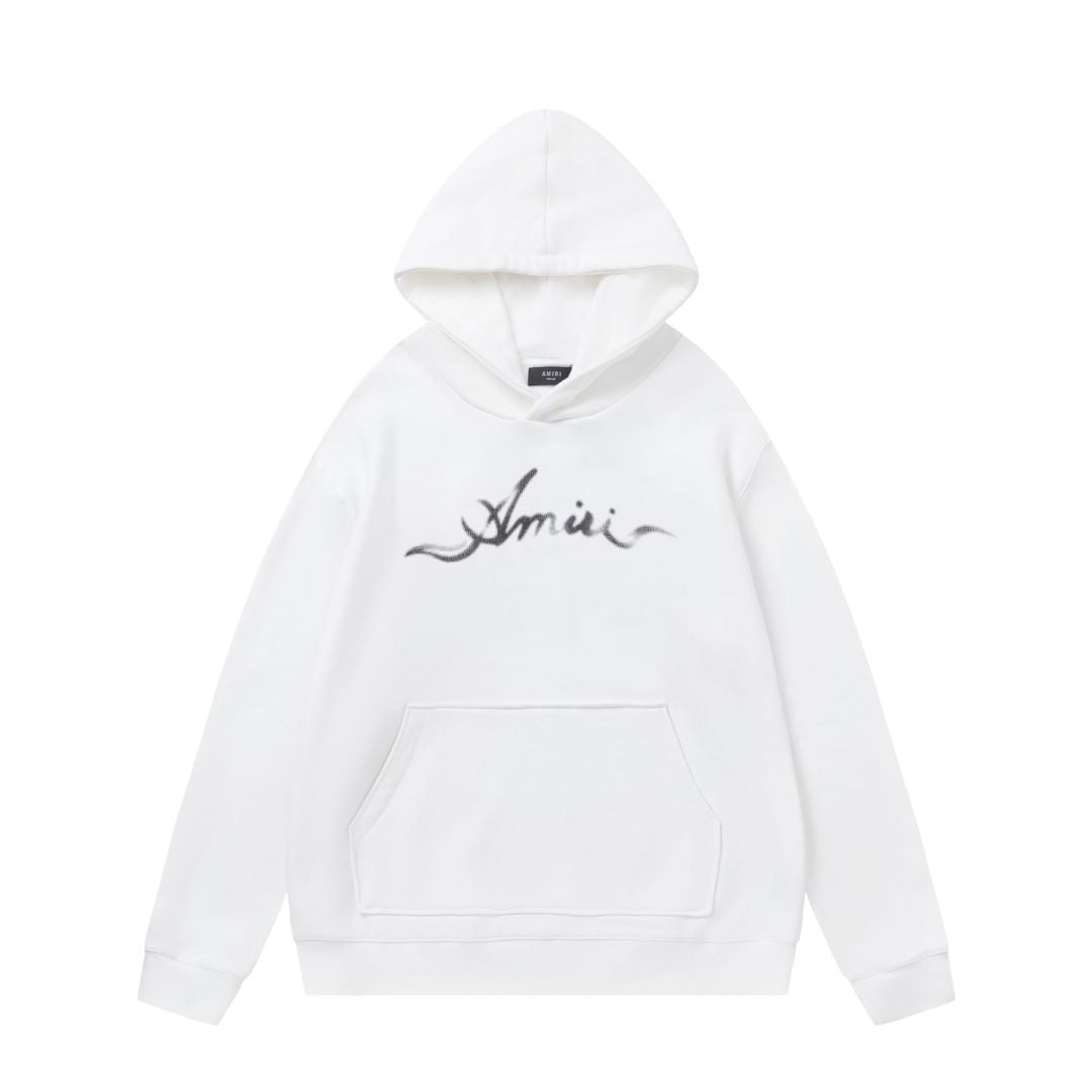 AMIRI SMOKER HOODIE-white