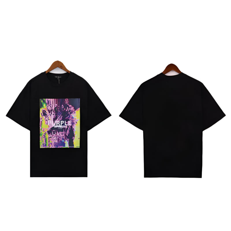 PURPLE BRAND SS BLACK BUETY-black