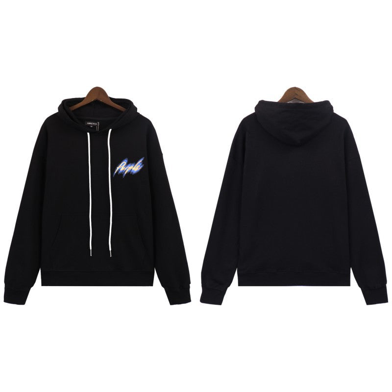 PURPLE HOODIE P410 FRENCH TERRY HOODIE-black