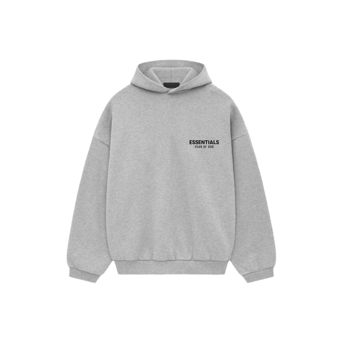 FEAR OF GOD ESSENTIALS HOODIE FLEECE(FW24)-light heather grey
