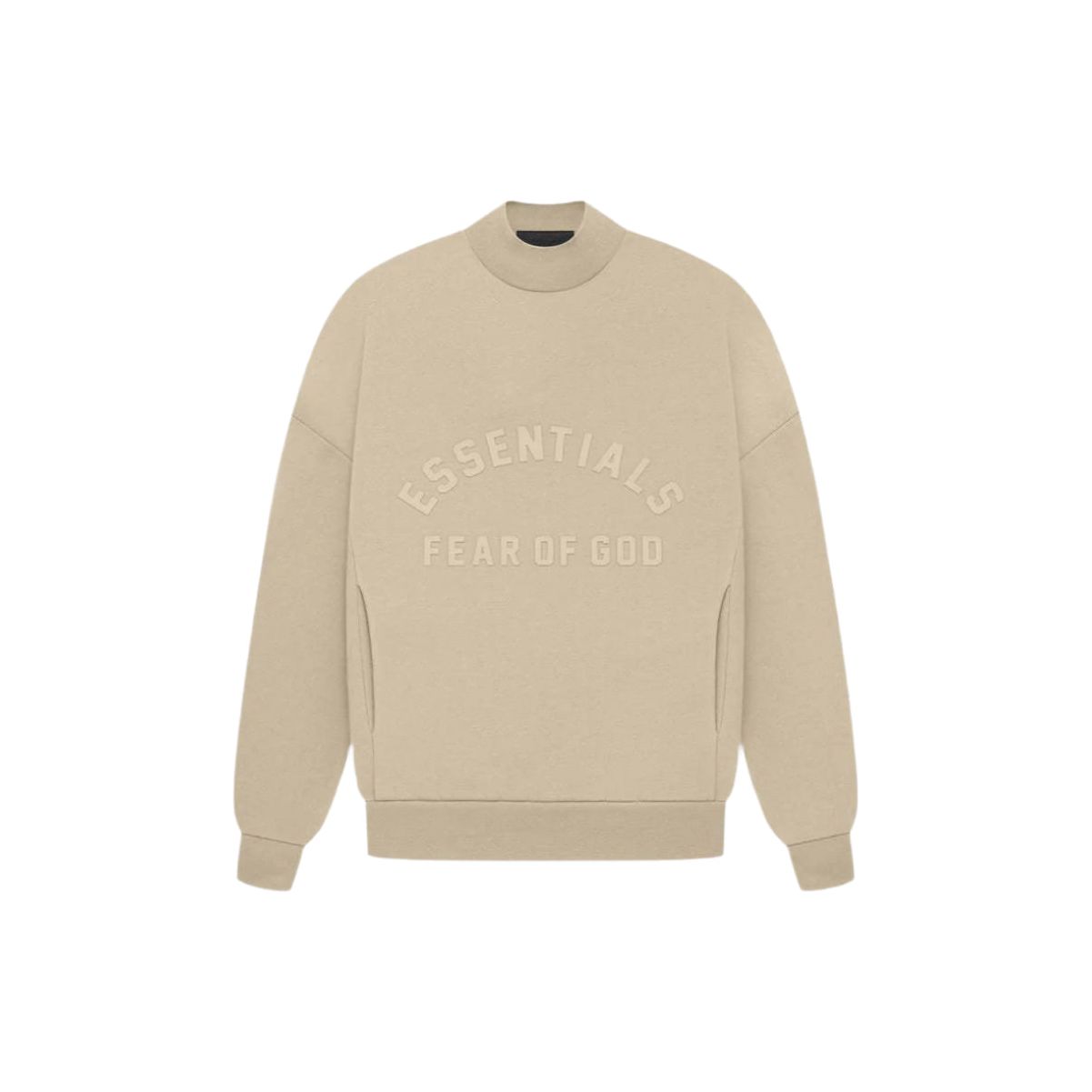 FEAR OF GOD ESSENTIALS LONG SLEEVE TEE-dusty beige