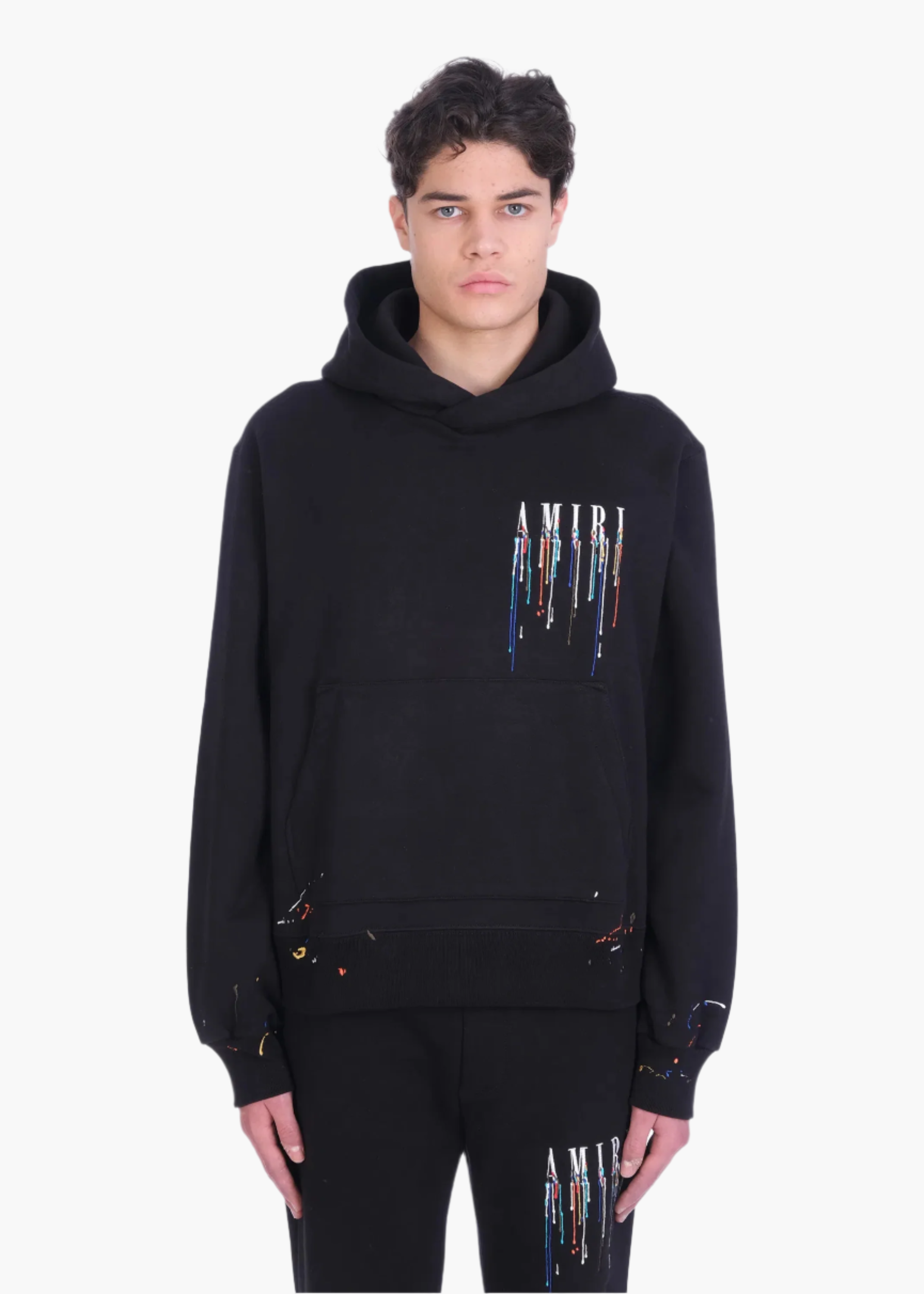 AMIRI SPRAY PAINT DRIP-black