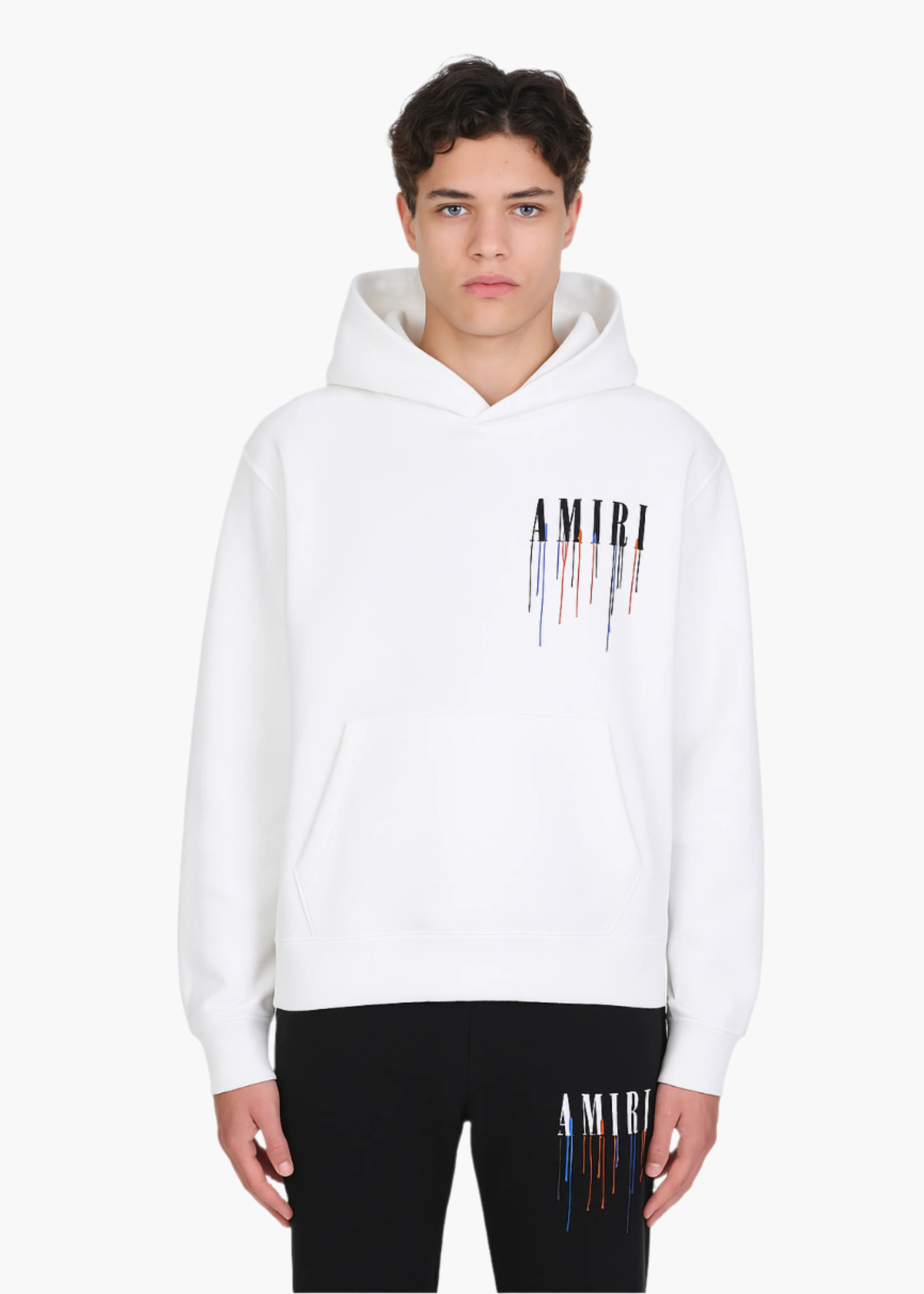 AMIRI SPRAY PAINT DRIP-white