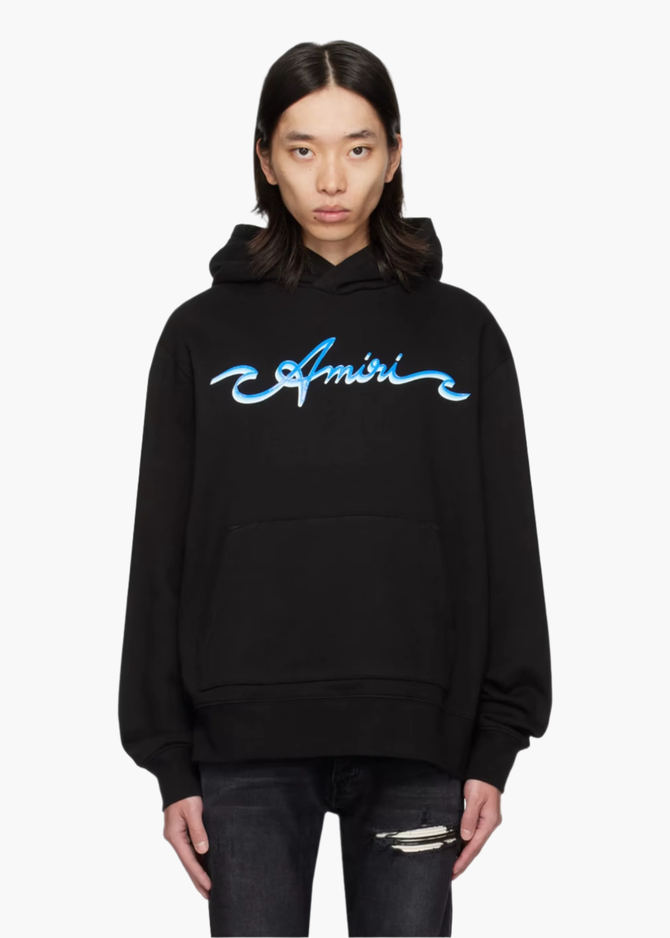 AMIRI SMOKER HOODIE-black