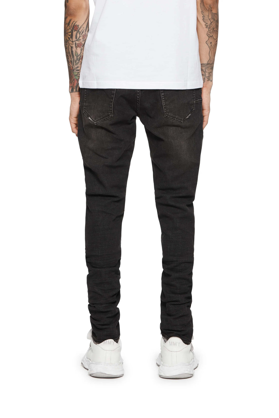 PURPLE BRAND P001 OVERSPRAY JEANS-black