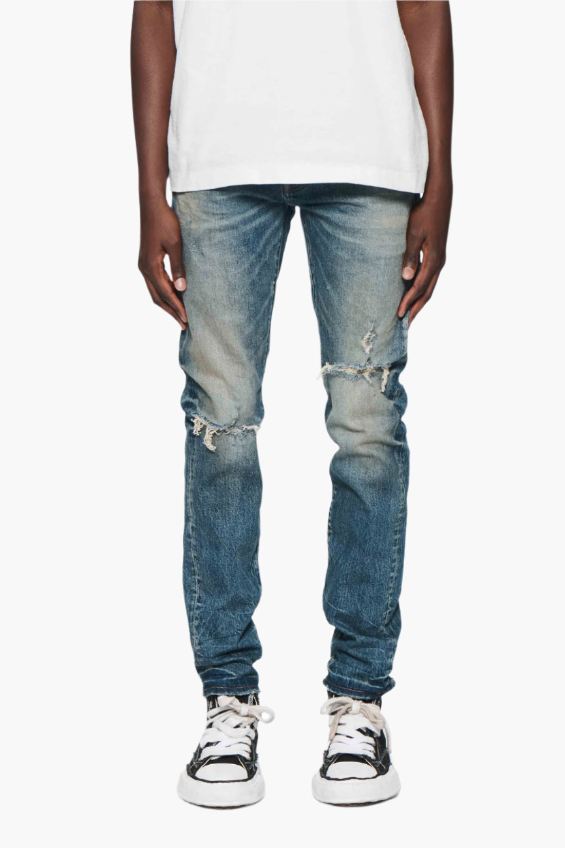 PURPLE BRAND P001 9 TO 5 JEANS-blue