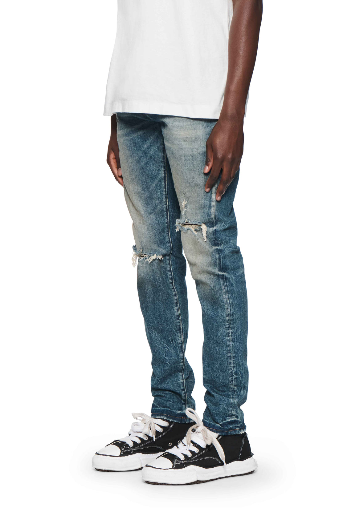 PURPLE BRAND P001 9 TO 5 JEANS-blue