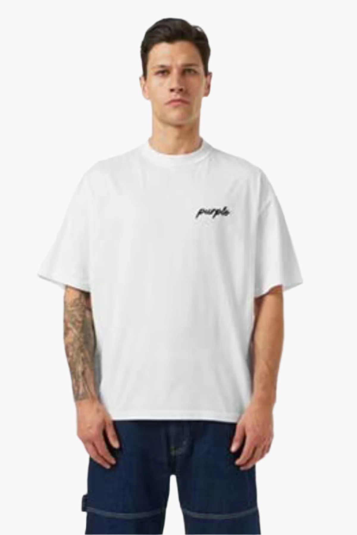 PURPLE BRAND LS TS SN44 SHIRT-black