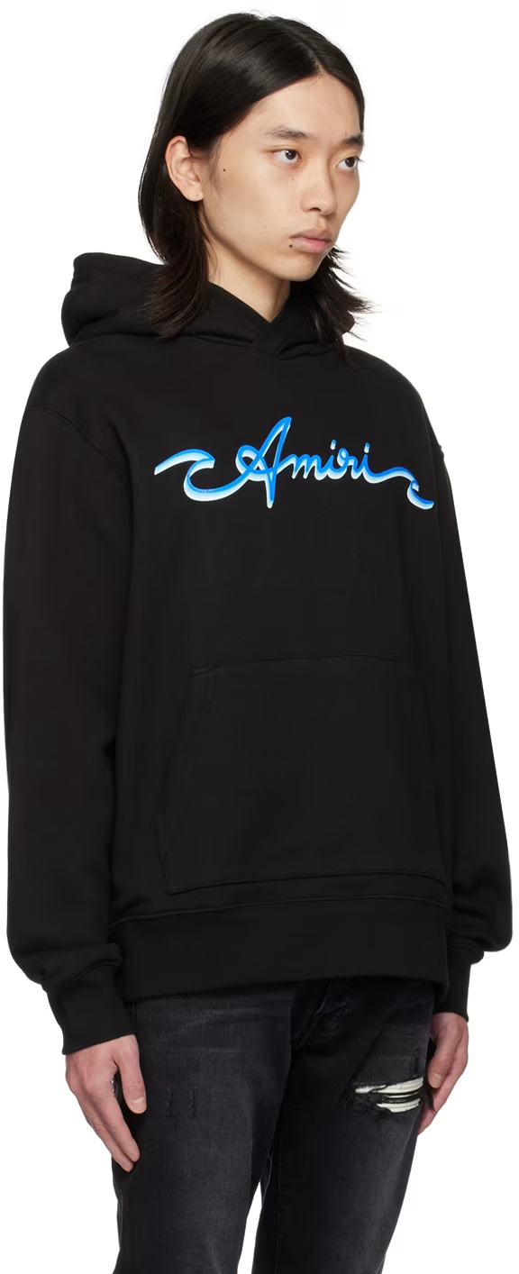 AMIRI SMOKER HOODIE-black