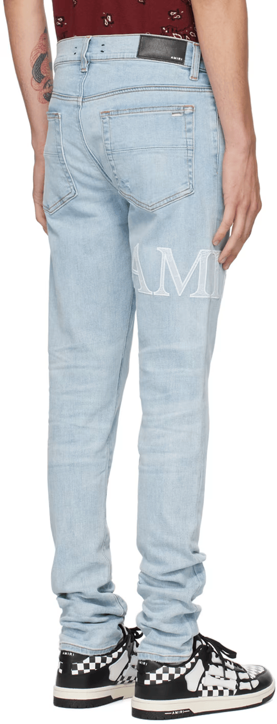 AMIRI BANDANA JACQUARD JEANS