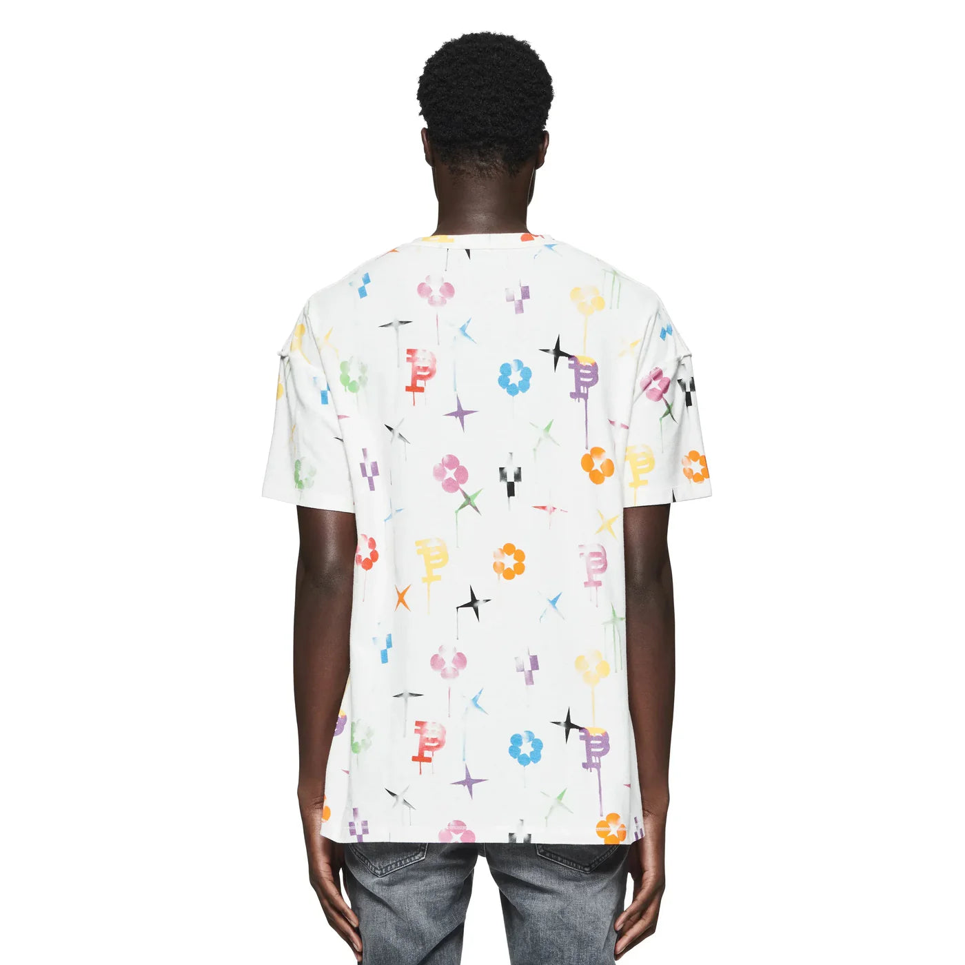 PURPLE BRAND DYED POPLIN SHIRT-white