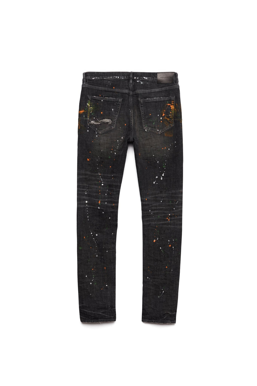PURPLE BRAND P001  PAINT DISTRESS JEANS-grey