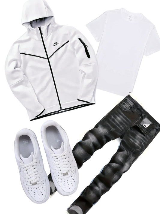 White nike outfit